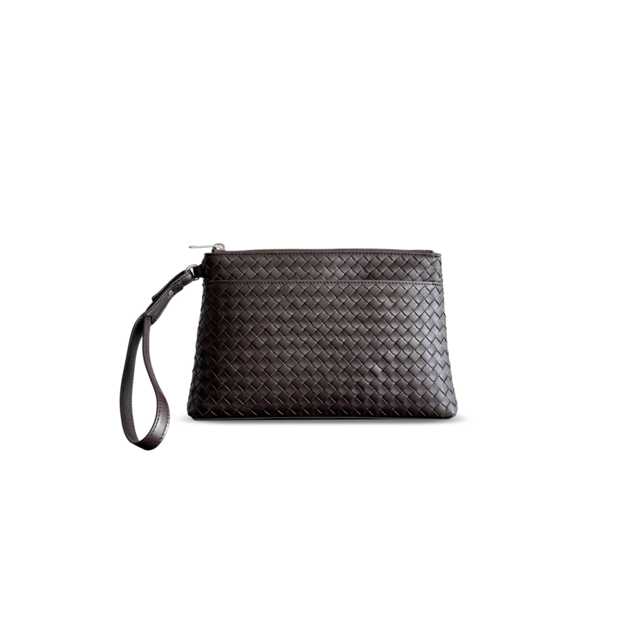 BOTTEGA VENETA INTRECCIATO PICCOLO PRISM POUCH 876093 (26*17.5*6cm)